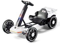Детский электрокарт Spoko SP-V18 6V7, белый, на четыре колеса, с пультом дистанционного управления 7001102 фото