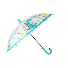 Зонтик детский MK 4566 трость (Бирюзовый) 21300437 фото
