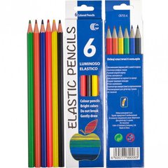 Детские карандаши для рисования CR755-6 Luminoso elastico "С", 6 цветов 21302137 фото