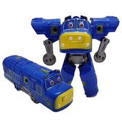 Дитячий трансформер 2189 Робот-поїзд (Синій) 21307729 фото