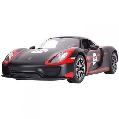 Машинка на радиоуправлении Porsche 918 Spyder Rastar 70770 черный, 1:14 21306400 фото