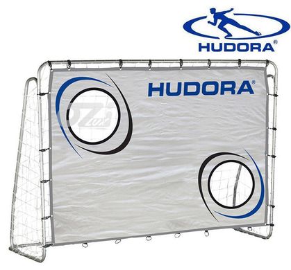 Великі футбольні ворота з екраном 25мм 213х152см. фірми HUDORA 2000011 фото
