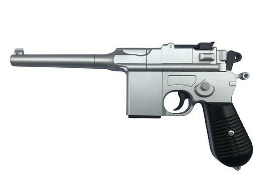Металлический пистолет VIGOR V10-silver с двумя магазинами 20502106 фото